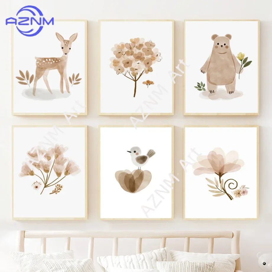 Baby Nursery Pictures - Lienzo decorativo para pared de habitación