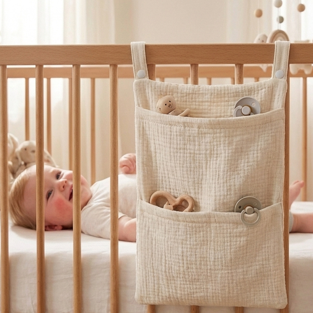 Baby Nursery Shelves - Organizador de Cuna para Bebé, Bolsa