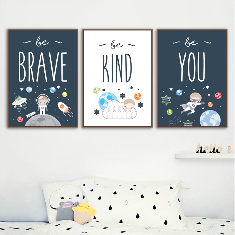 Baby Boy Nursery Quotes - Impresiones de arte de pared de