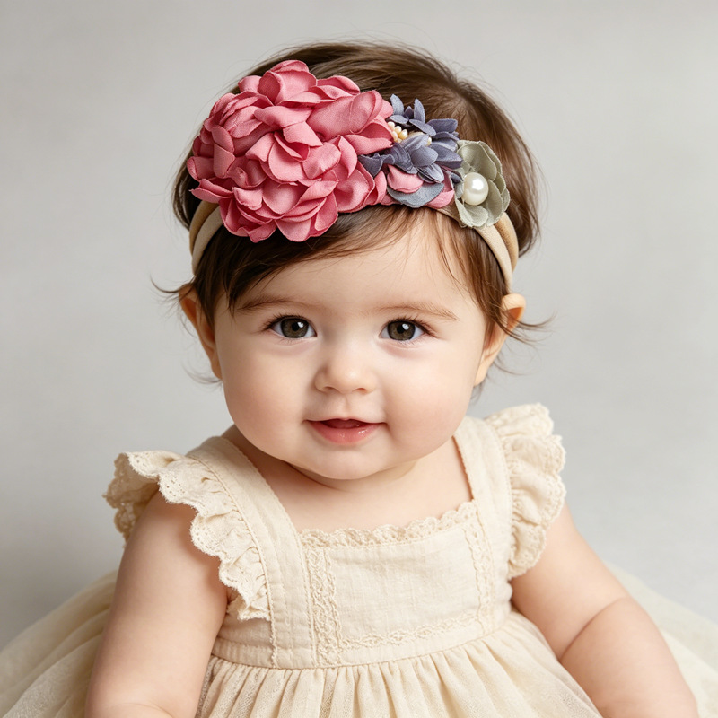 Baby Wrap Stretchy - Diademas de nailon para bebés recién