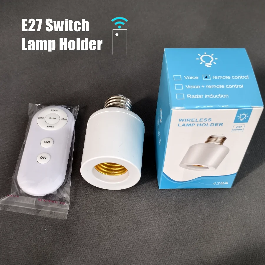 Baby Nursery Light - E27/E26 Control remoto inalámbrico temporizador inteligente