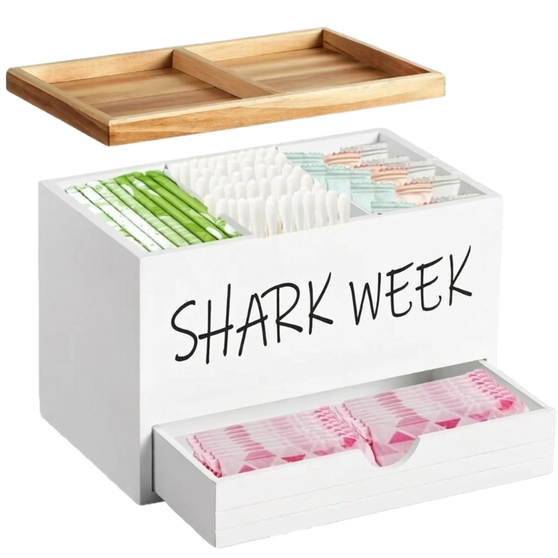 Drawer Dresser White - N5KC Caja almacenamiento para tocador con