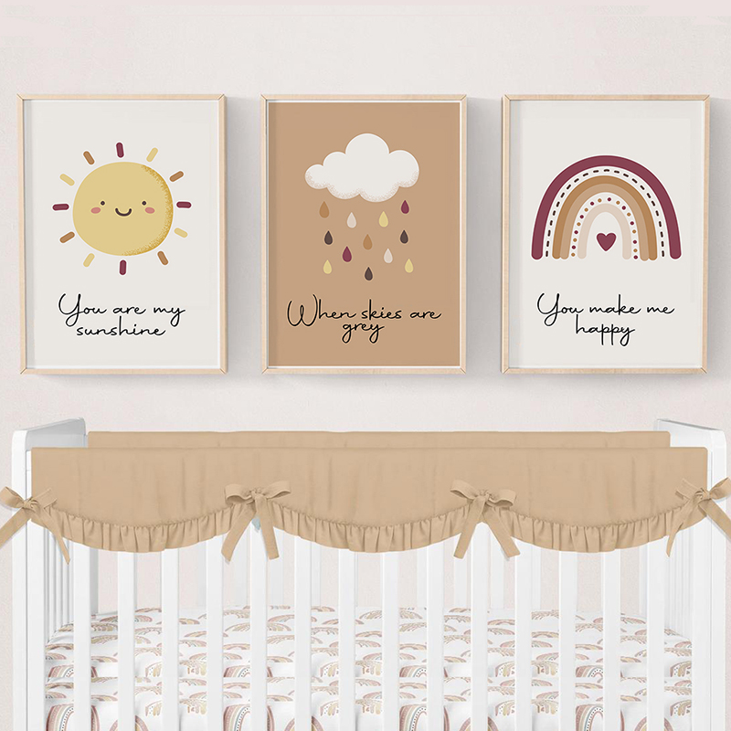 Baby Nursery You Are My Sunshine - Pósteres y Láminas Decorativas de Lona