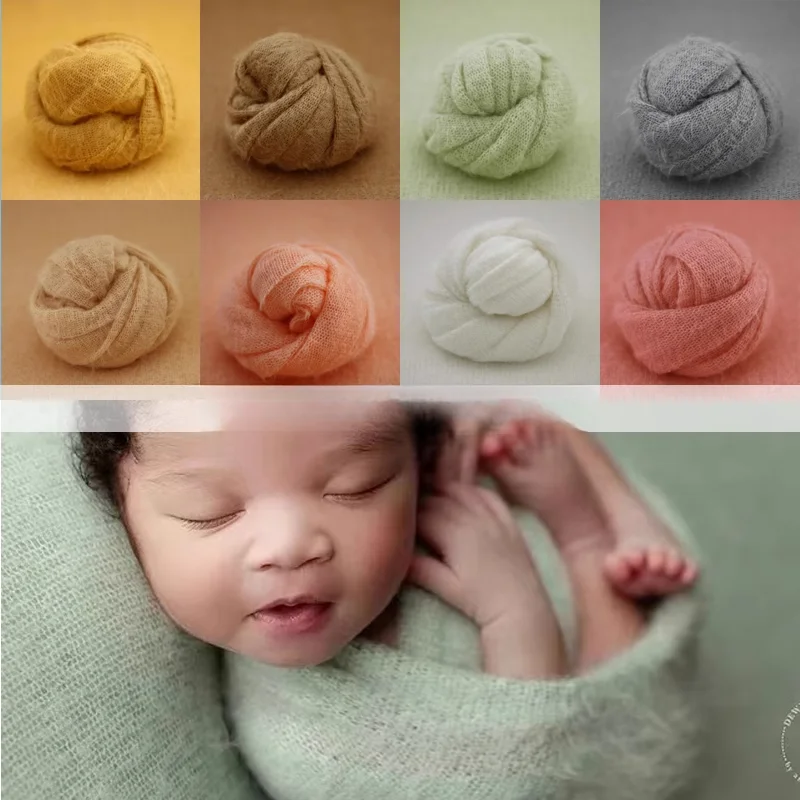 Baby Wrap Stretchy - Accesorios de fotografía recién nacido, envolturas