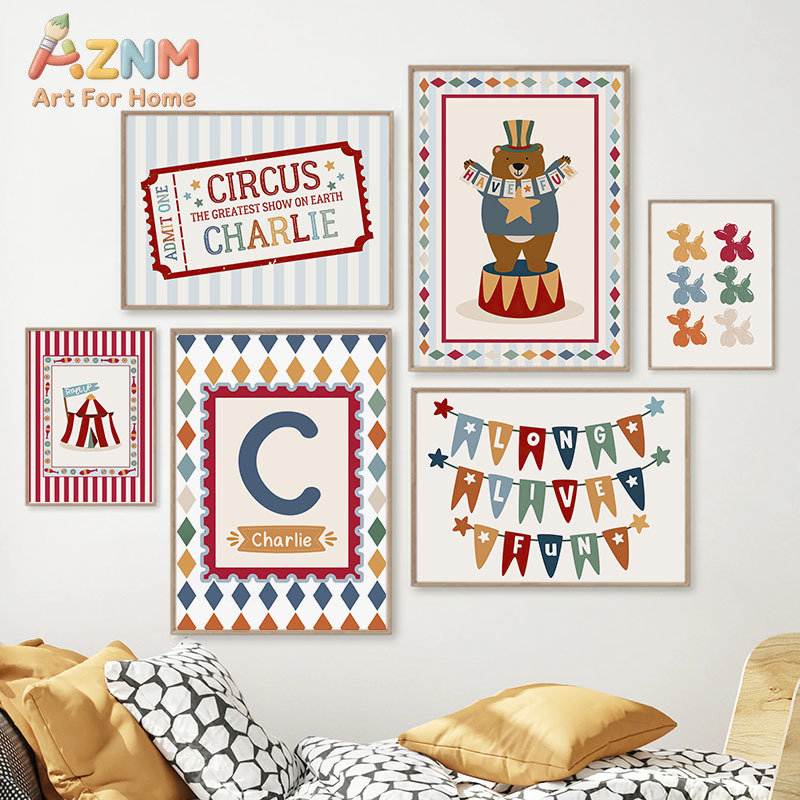 Baby Nursery Pictures - Cuadro de lienzo con diseño de