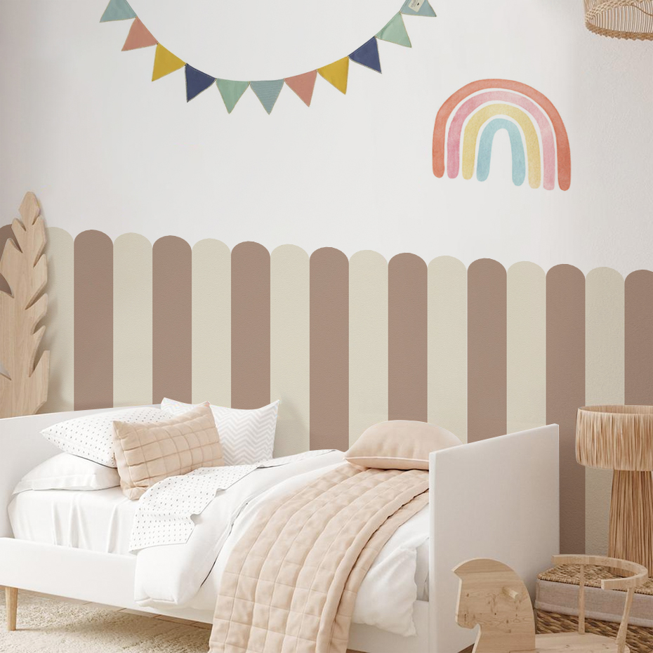 Baby Nursery Pictures - Papel tapiz de arco de rayas