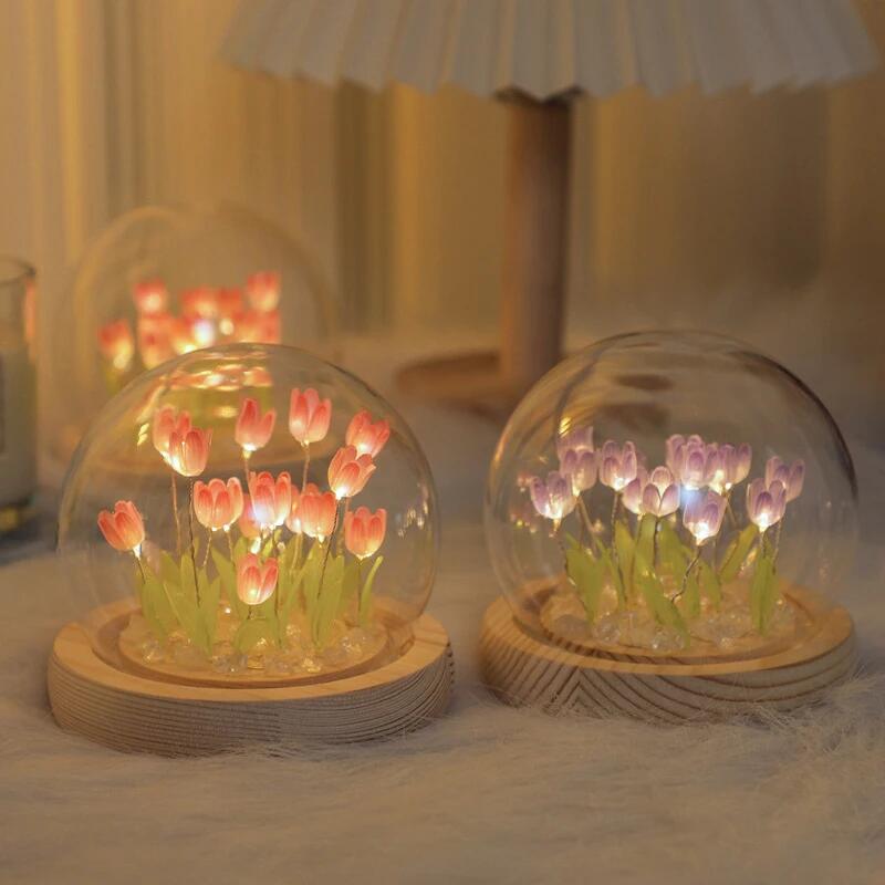 Baby Nursery Light - Flor de tulipán Artificial, adornos de