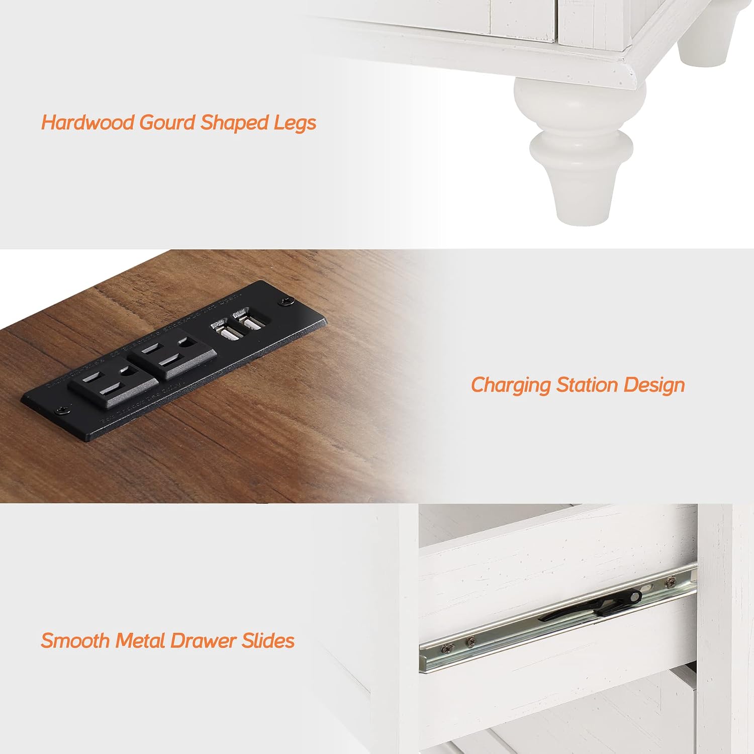 Mueble para TV con 5 cajones y - Drawer Dresser White reseña y precio