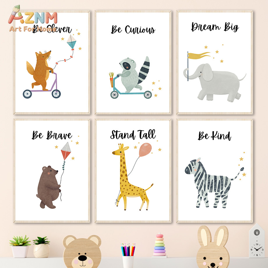 AZNM Lienzo Decorativo de Anim - Baby Boy Nursery Quotes reseña y precio