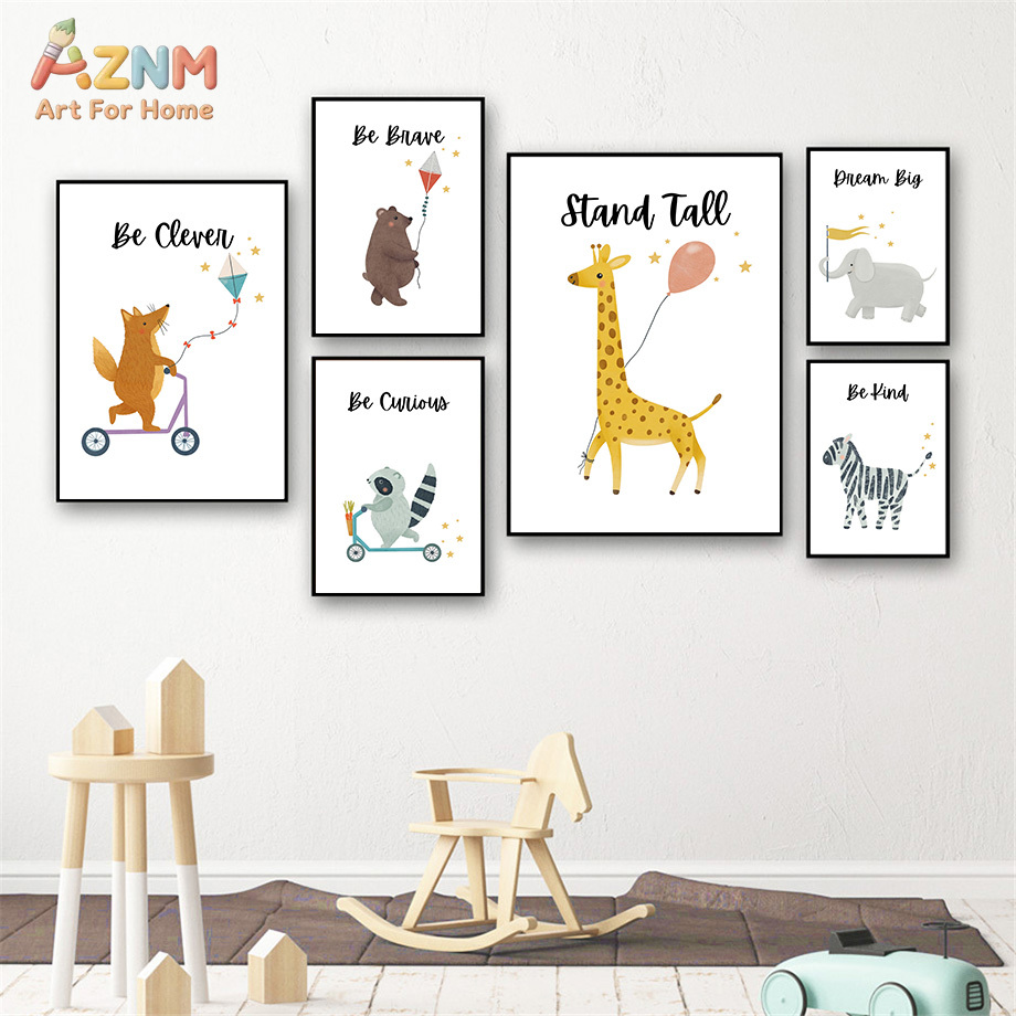 AZNM Lienzo Decorativo de Anim - Baby Boy Nursery Quotes reseña y precio