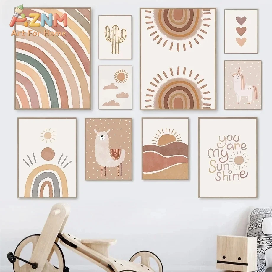 AZNM - Cuadro Decorativo de Lo - Baby Nursery You Are My Sunshine reseña y precio