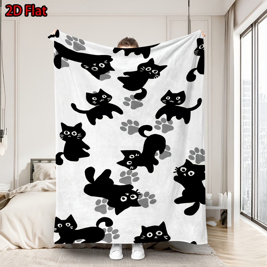 Manta con Estampado de Gato Ad - Baby Nursery Ideas Girl reseña y precio
