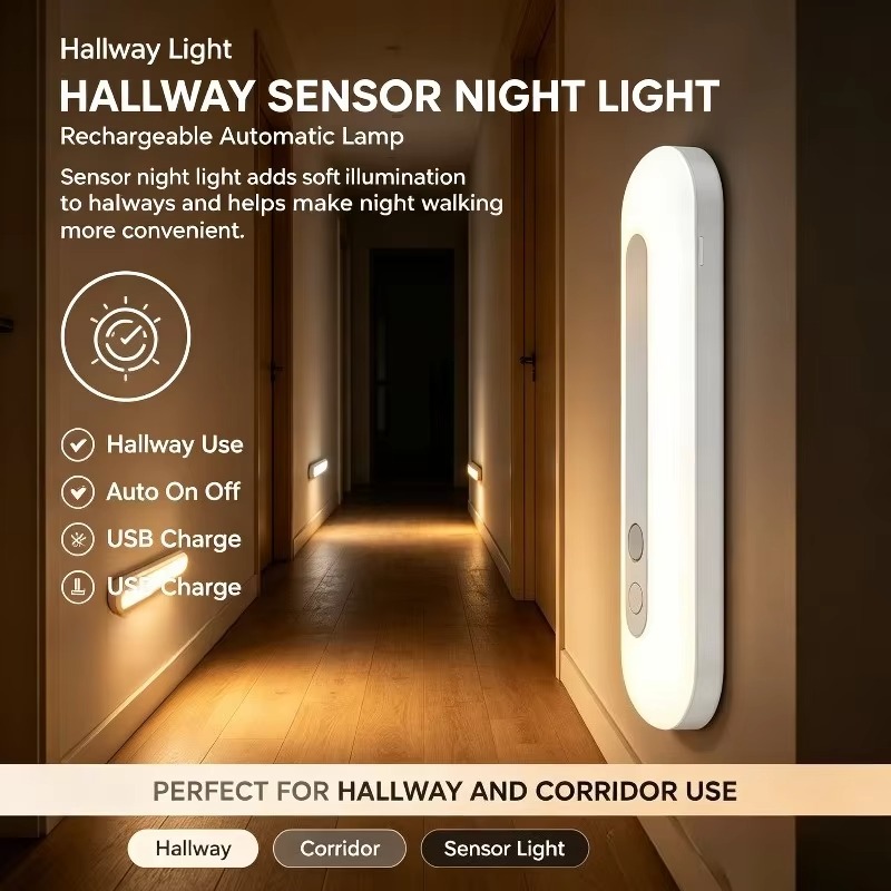 Lámpara de pared con sensor in - Baby Nursery Shelves reseña y precio