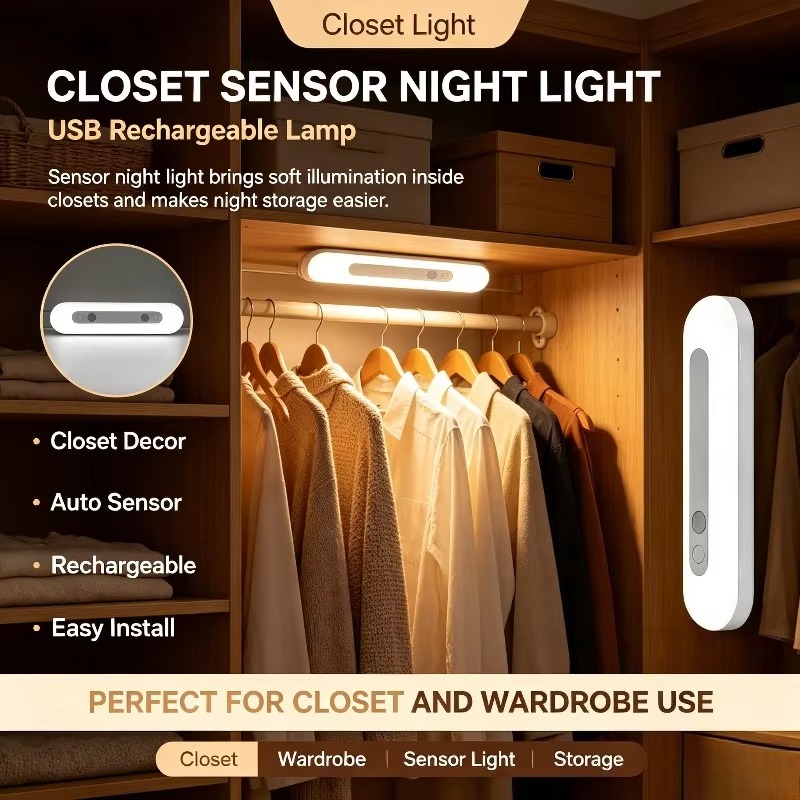 Lámpara de pared con sensor in - Baby Nursery Shelves reseña y precio