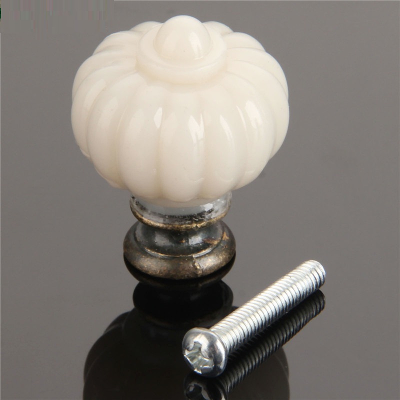 Pomo de acrílico de calabaza b - Drawer Dresser White reseña y precio