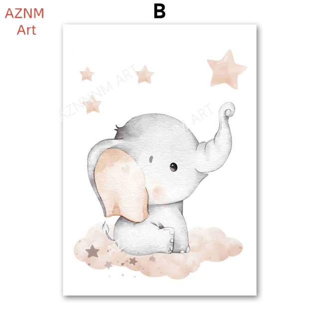 Pósteres de elefantes, globos, - Baby Nursery Pictures reseña y precio