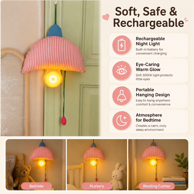 Lámpara de Noche Colgante Reca - Baby Nursery Lampshade reseña y precio