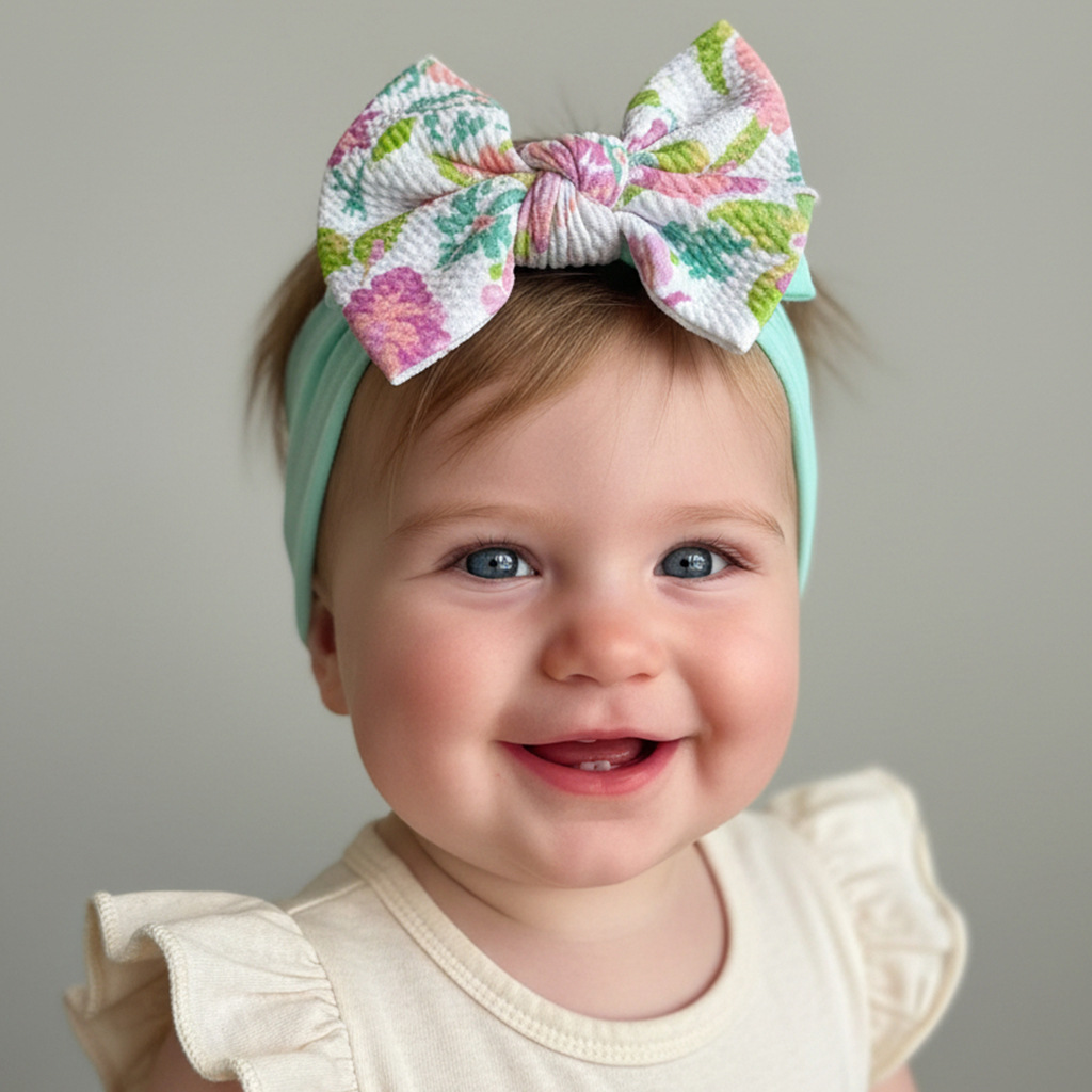Diadema de nailon con lazo gra - Baby Wrap Stretchy reseña y precio