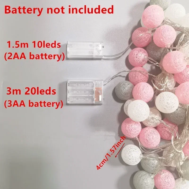 Guirnalda de algodón para Hall - Baby Nursery Light reseña y precio