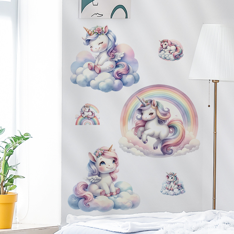 Vinilo decorativo de unicornio - Baby Nursery Ideas Girl reseña y precio