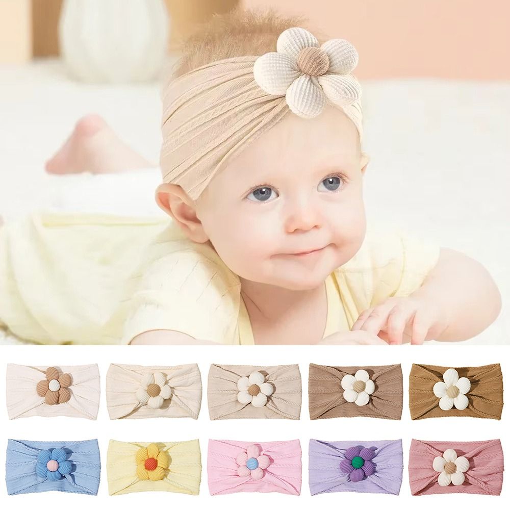 Diadema Ancha con Flores para  - Baby Wrap Stretchy reseña y precio