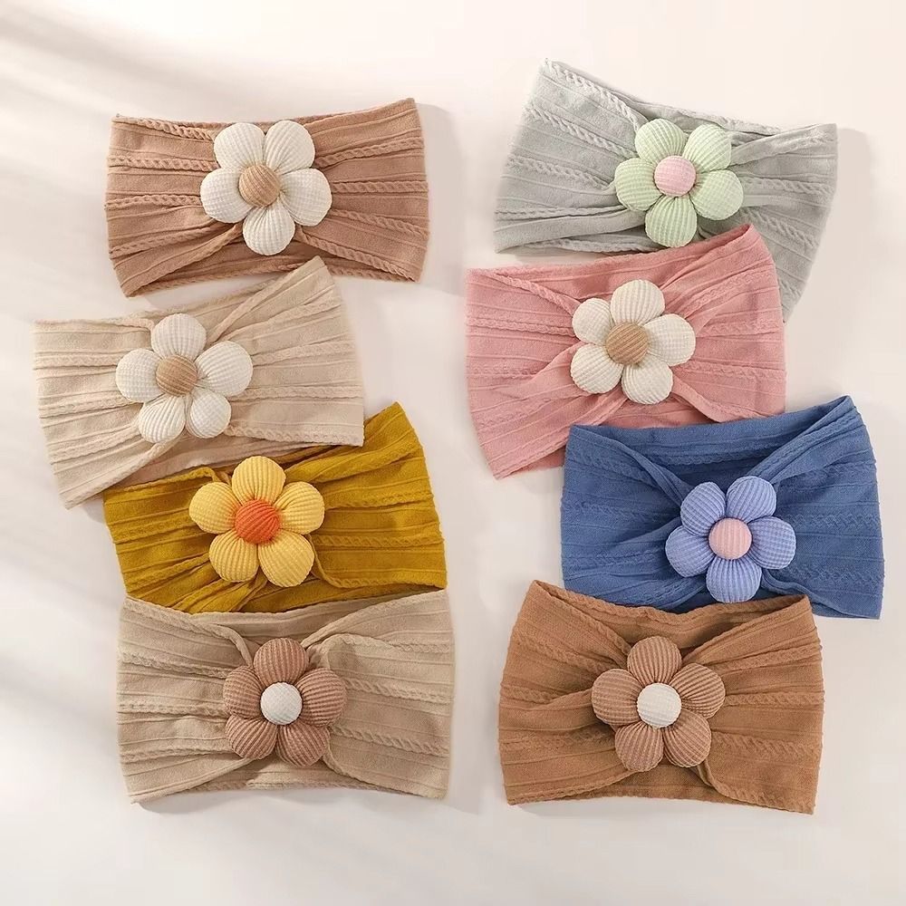 Diadema Ancha con Flores para  - Baby Wrap Stretchy reseña y precio