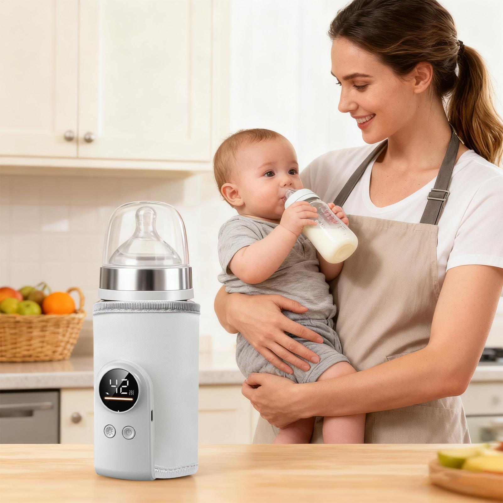 Calentador de biberones portát - Baby Nursery Heater reseña y precio