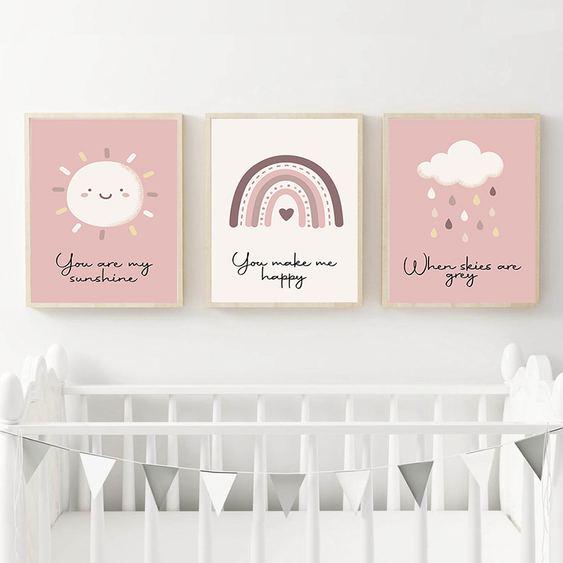 Pósteres e impresiones en lien - Baby Nursery You Are My Sunshine reseña y precio