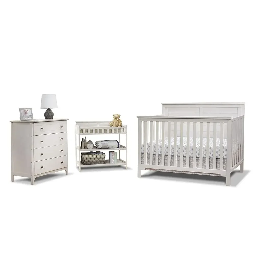 Muebles para Bebés: Juego de 3 - Convertible Crib Set reseña y precio