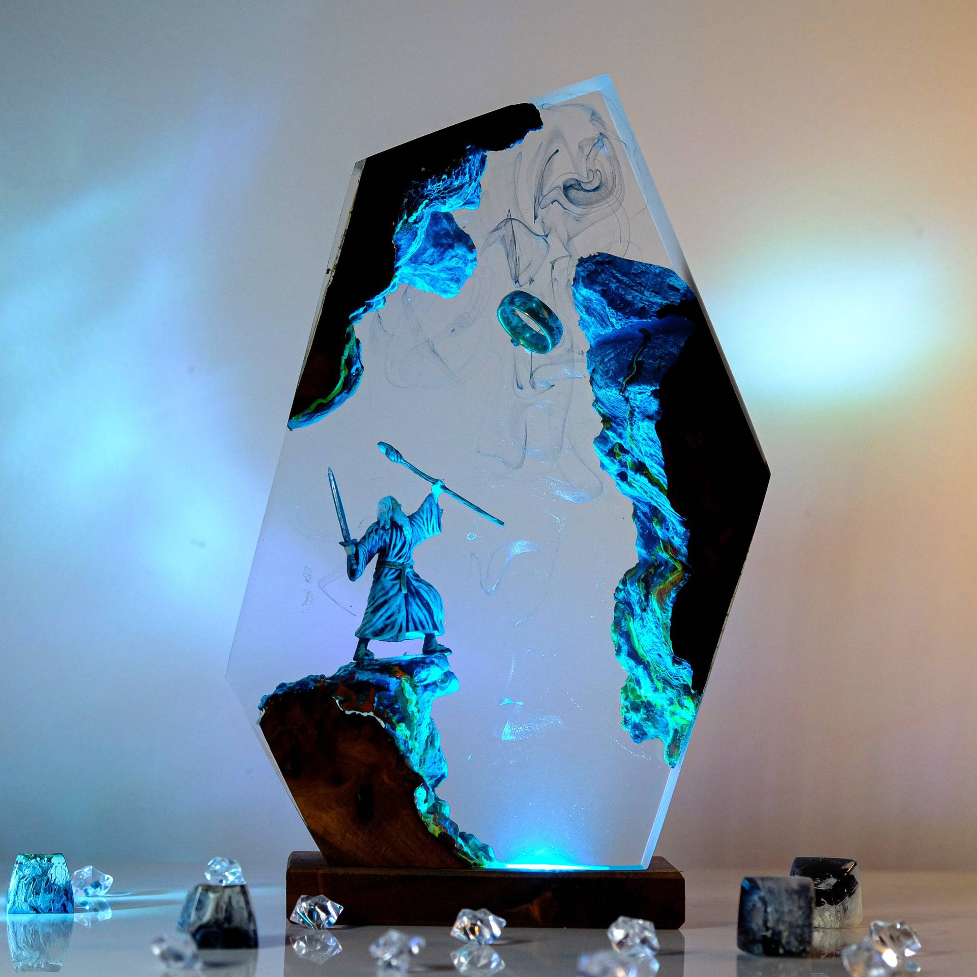 Lámpara de Resina con Figura d - Baby Nursery Light reseña y precio