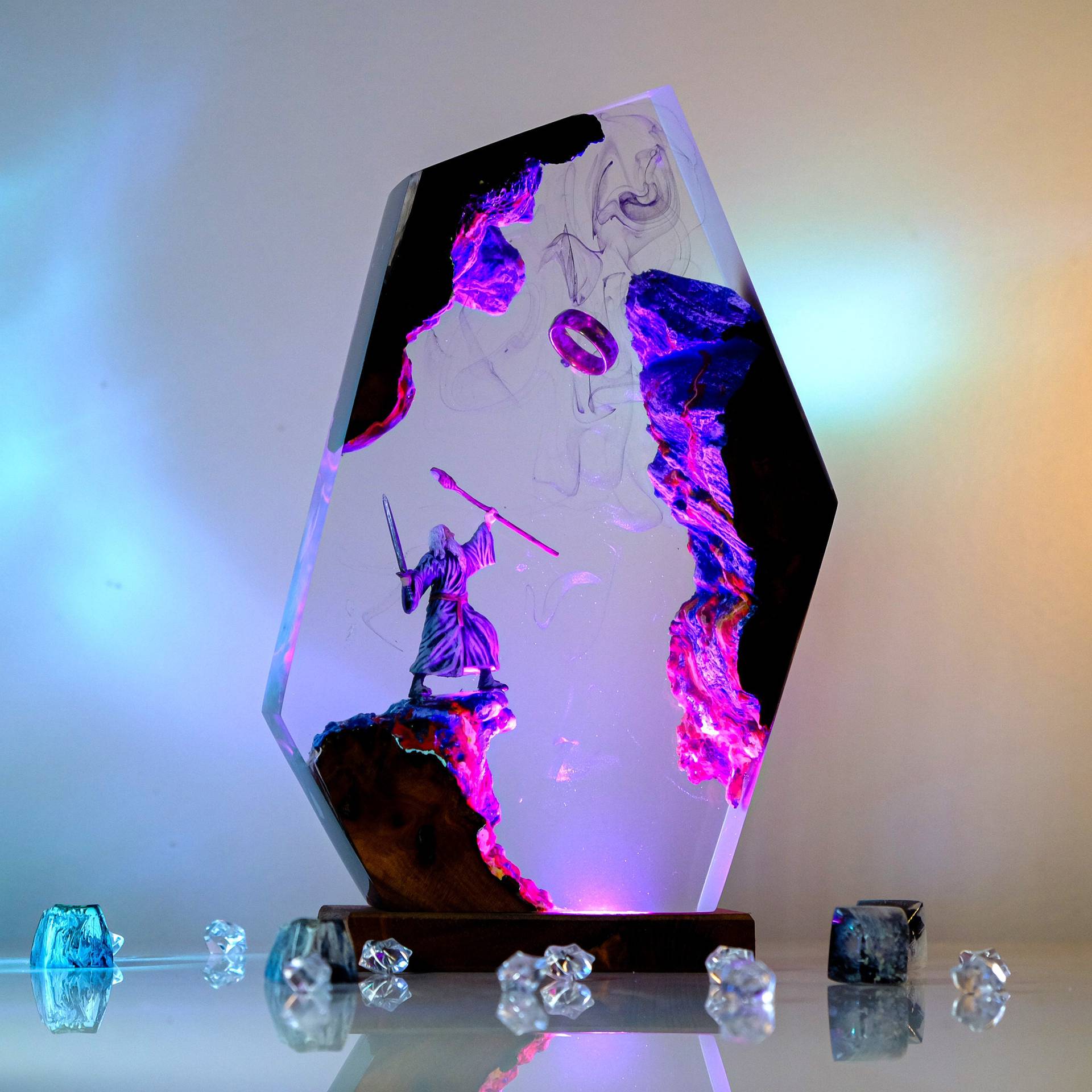 Lámpara de Resina con Figura d - Baby Nursery Light reseña y precio