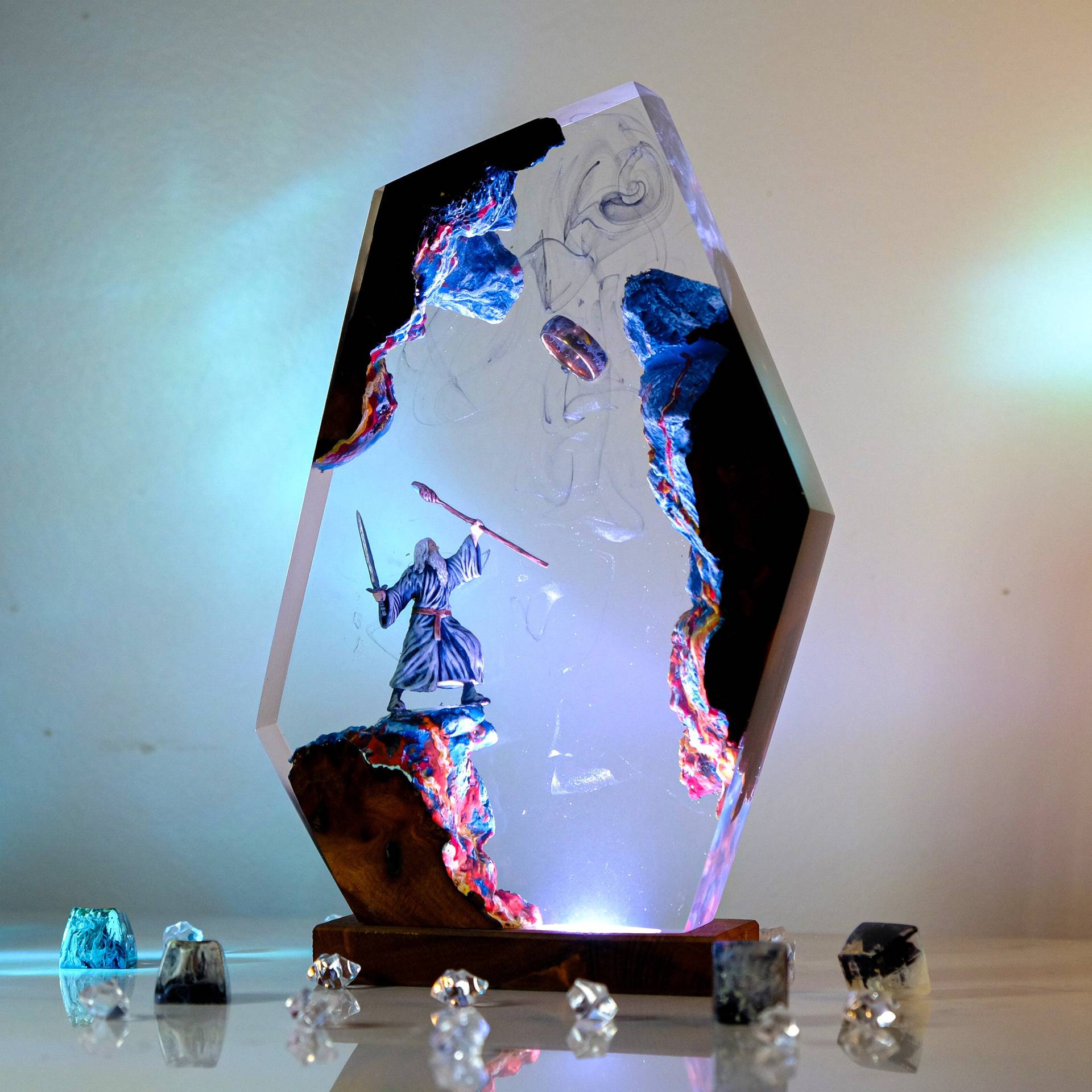 Lámpara de Resina con Figura d - Baby Nursery Light reseña y precio