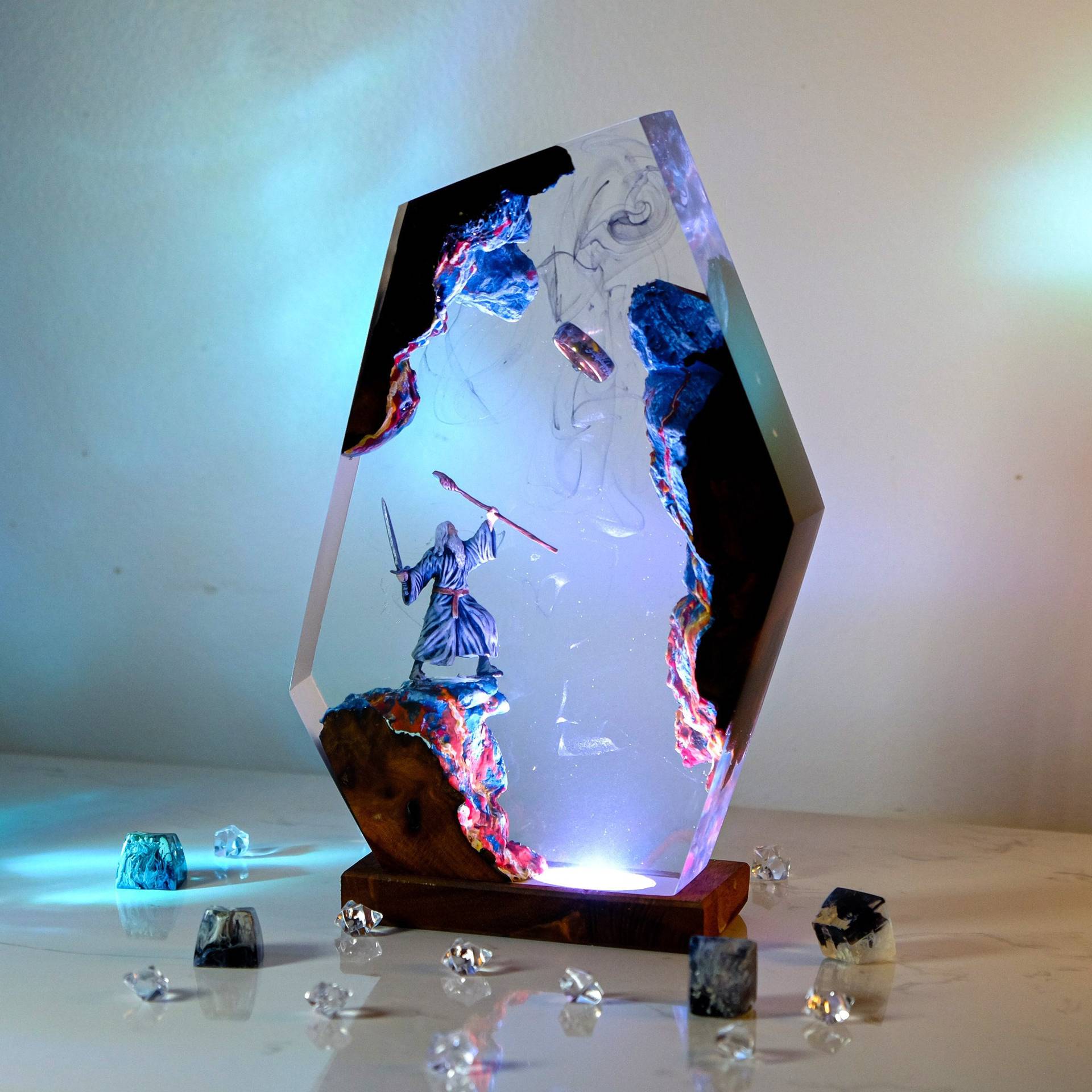 Lámpara de Resina con Figura d - Baby Nursery Light reseña y precio