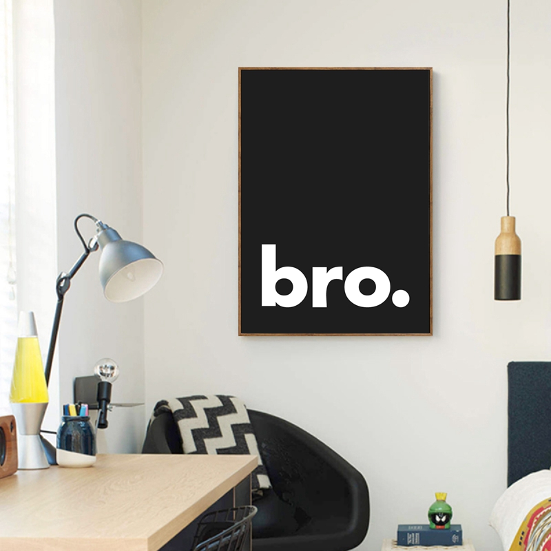Bro. Impresión de póster de ti - Baby Boy Nursery Quotes reseña y precio