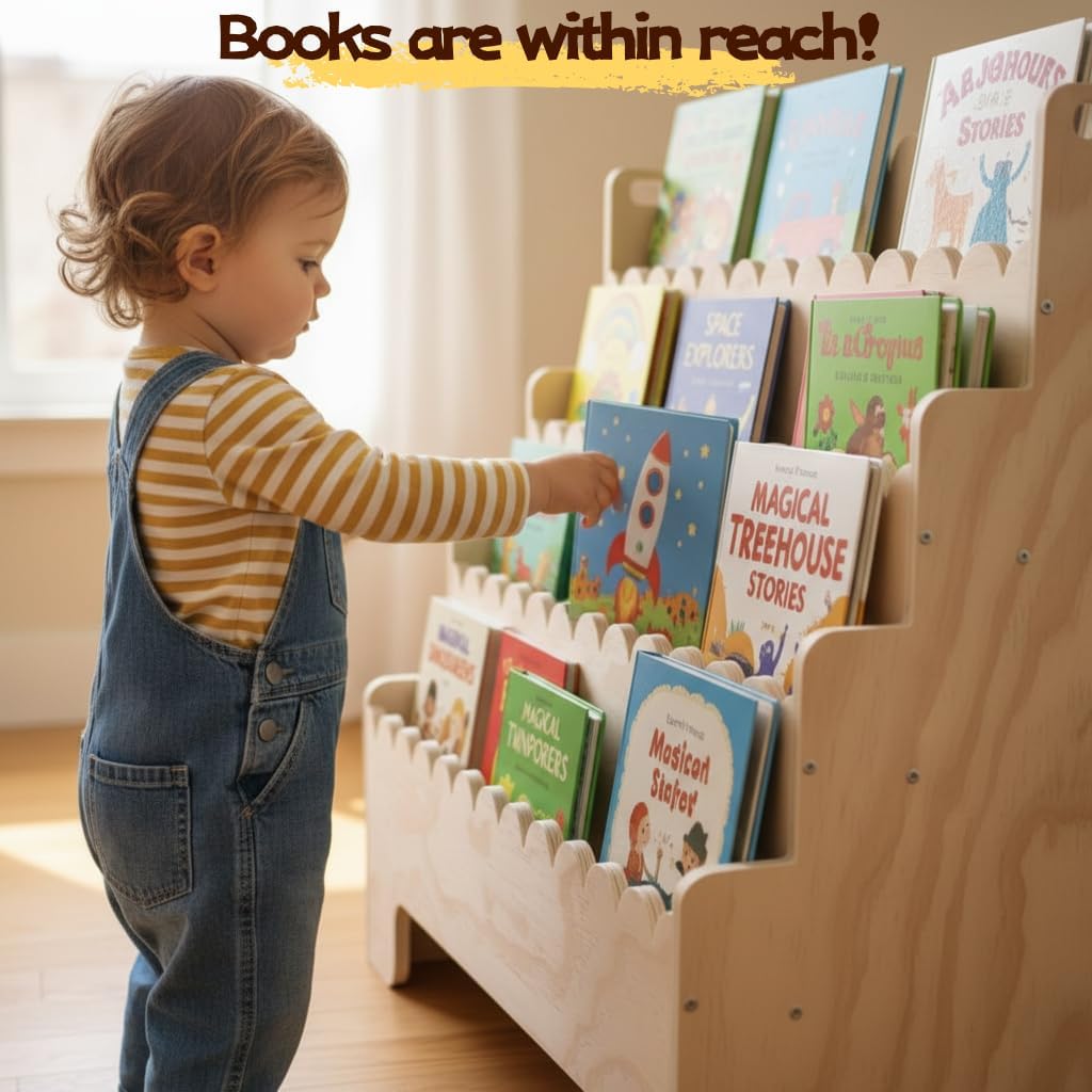 Estantería para Niños de 4 Niv - Baby Nursery Shelves reseña y precio