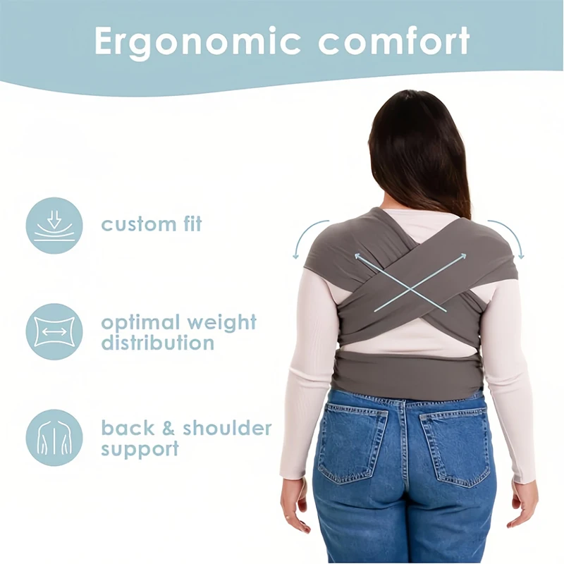 Funda portabebés elástica y su - Baby Wrap Stretchy reseña y precio