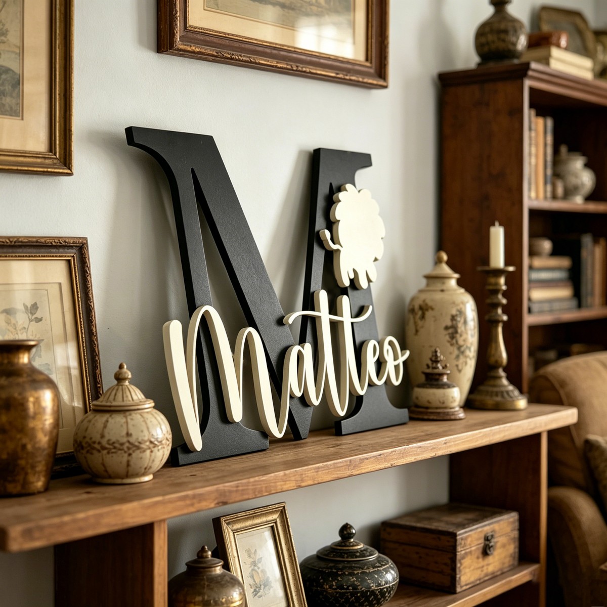 1 Pieza de Placa de Madera Per - Baby Nursery Home reseña y precio