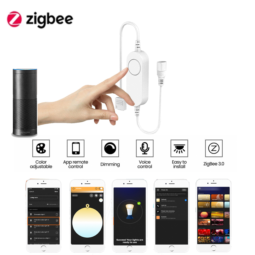 Luz LED Redonda Zigbee 3.0 par - Drawer Dresser White reseña y precio