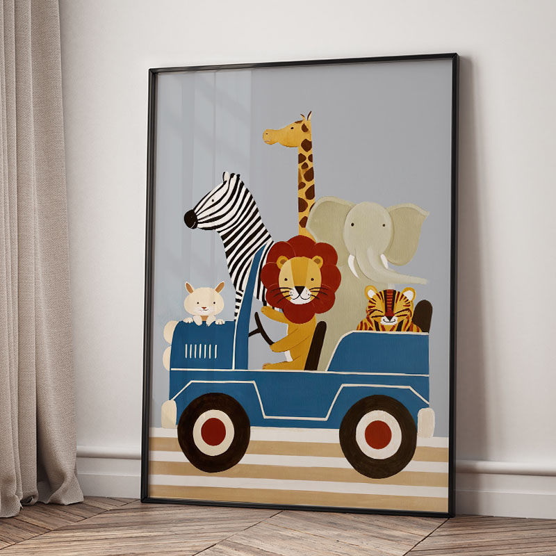 Divertidos Cuadros de Dibujos  - Baby Nursery Pictures reseña y precio