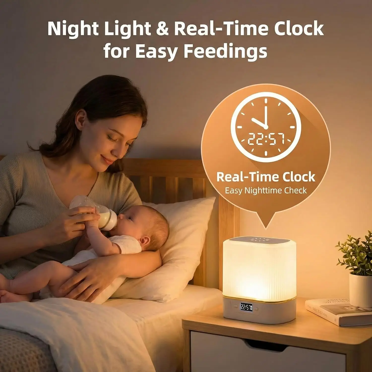 Lámpara de Noche LED, Lámpara  - Baby Nursery Light reseña y precio