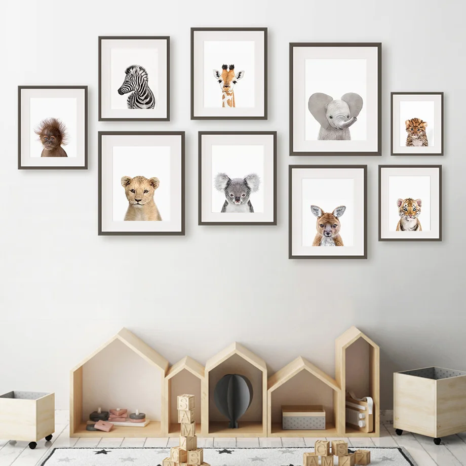 1 cuadro sobre lienzo sin marc - Baby Nursery Pictures reseña y precio