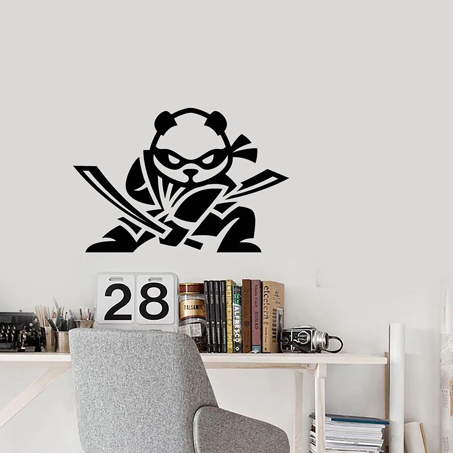 Calcomanía de pared de Panda b - Baby Zone Nursery reseña y precio