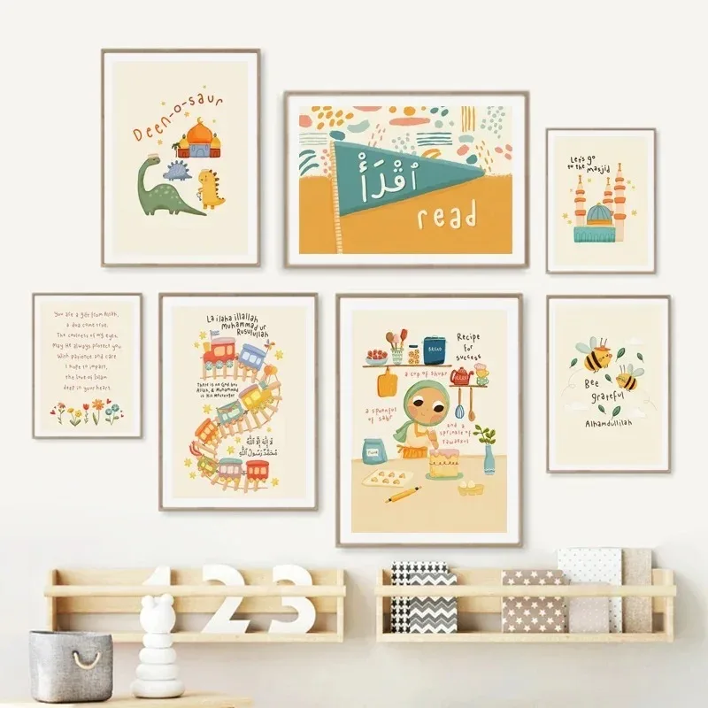 Póster Moderno de Dibujos Anim - Baby Nursery Home reseña y precio