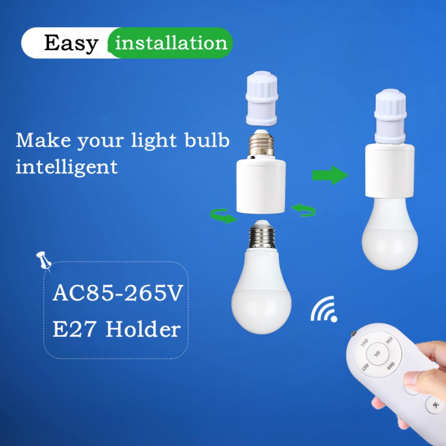 E27 60W Control remoto inalámb - Baby Nursery Light reseña y precio
