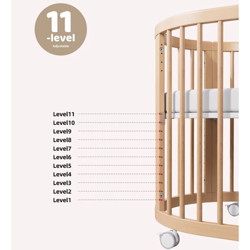 Conjunto de muebles multifunci - Convertible Crib Set reseña y precio