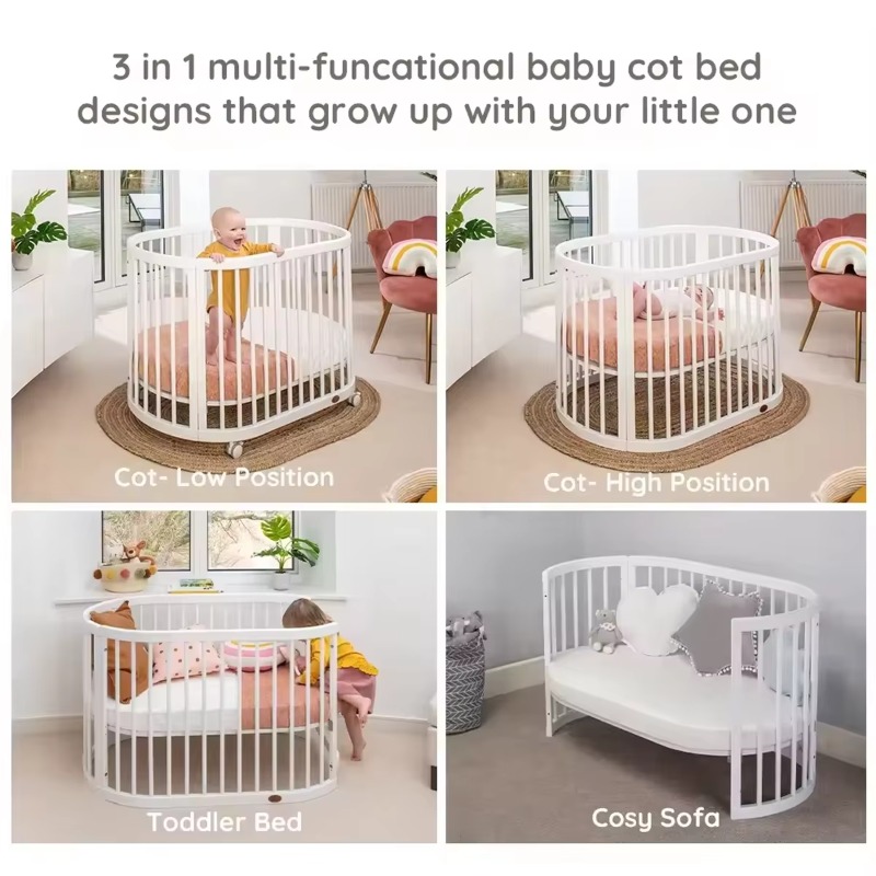 Conjunto de muebles multifunci - Convertible Crib Set reseña y precio