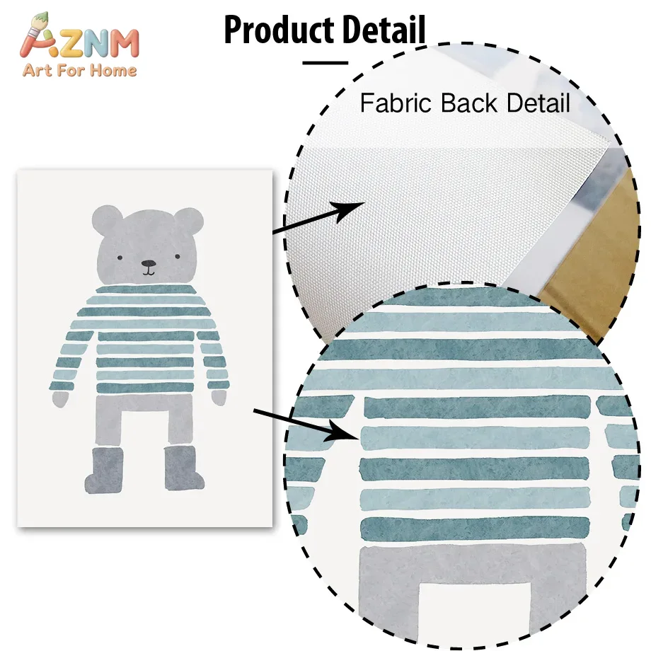AZNM Lienzo Decorativo para Co - Baby Boy Nursery Quotes reseña y precio