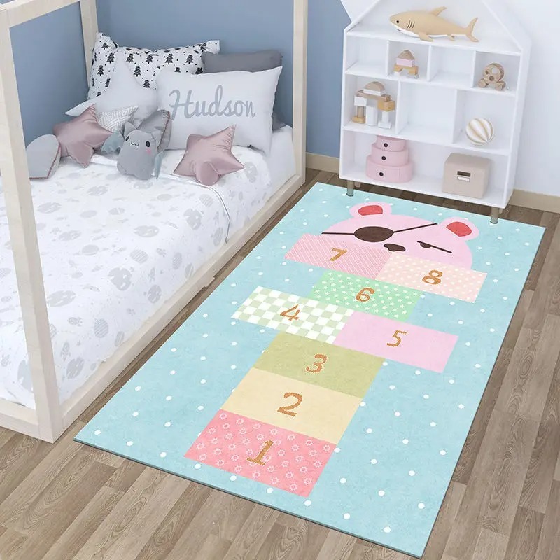 Alfombra gris claro para niños - Baby Nursery Light reseña y precio