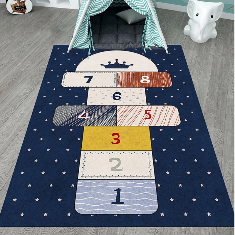 Alfombra gris claro para niños - Baby Nursery Light reseña y precio