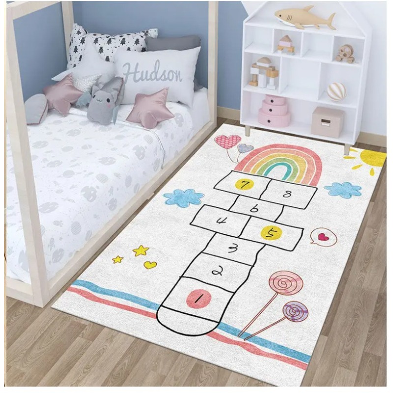 Alfombra gris claro para niños - Baby Nursery Light reseña y precio